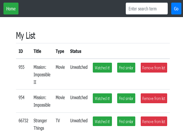 Movie Database System ( Python )